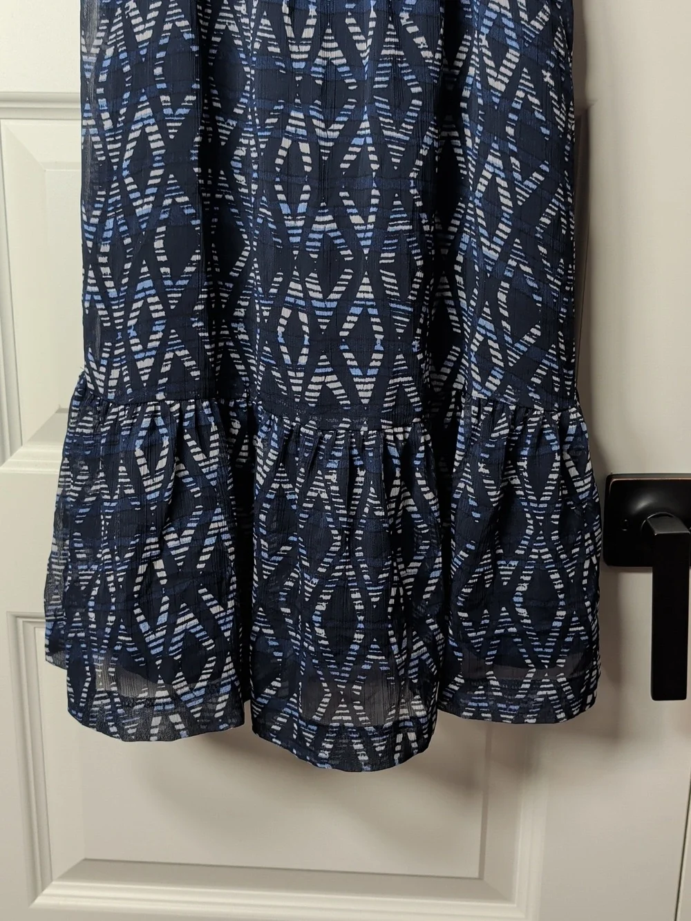 GAP Navy Printed Midi Sundress with Spaghetti Straps - Picture 6 of 11